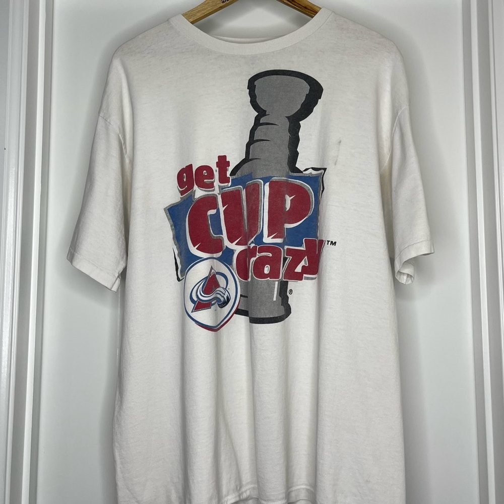 1990s Single Stitch Get Cup Crazy Avalanche 🏒